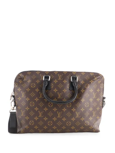 Louis Vuitton Pre-Owned Porte-Documents Jour Bag Macassar Monogram Canvas business bag Brown X1OEQRUUSI5Z3AFT
