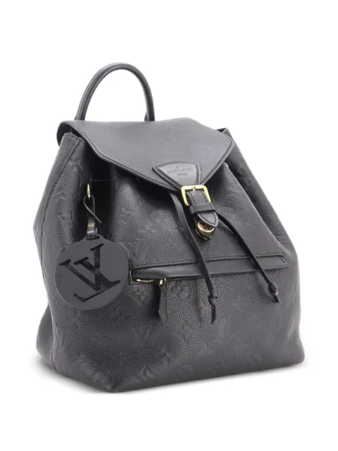 Louis Vuitton Pre-Owned Montsouris NM Monogram Empreinte Leather PM backpack Black UEXJGLNTLSJXJ2C7