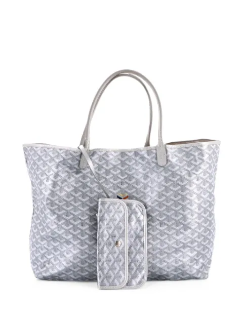 Goyard Pre-Owned Saint Louis Precious Metals Coated Canvas GM tote bag Silver J32TL9W52SD39ESM