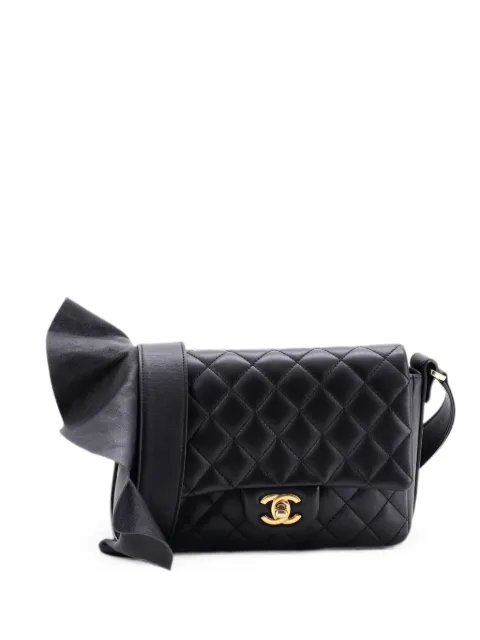 CHANEL Pre-Owned Bolero De Chanel Flap Bag Quilted Calfskin shoulder bag Black HQXXEBAHSPHXR8GH