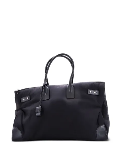 Saint Laurent Pre-Owned Sac de Jour Duffle Bag Nylon 48H travel bag Black RSG2MDRO6R75VZ77