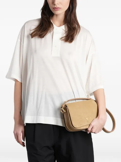 AMI Paris Ami de Coeur polo shirt White UPL422JE0211