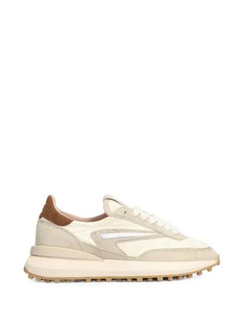 D.A.T.E. Athleta panelled suede-trim sneakers Neutrals W451ATNYMK