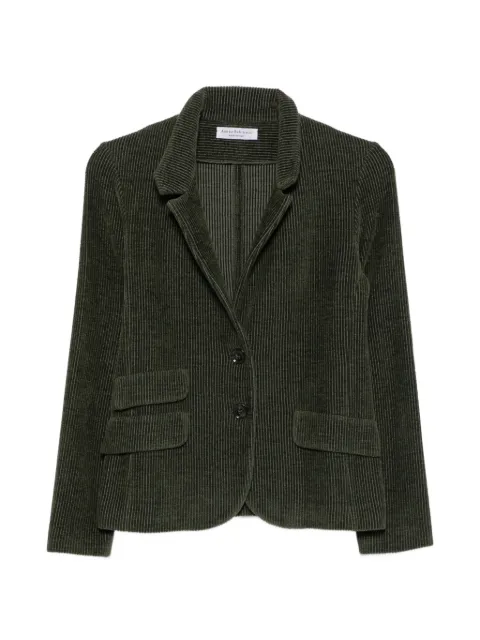 Amina Rubinacci Avery button-up blazer Green AVERY