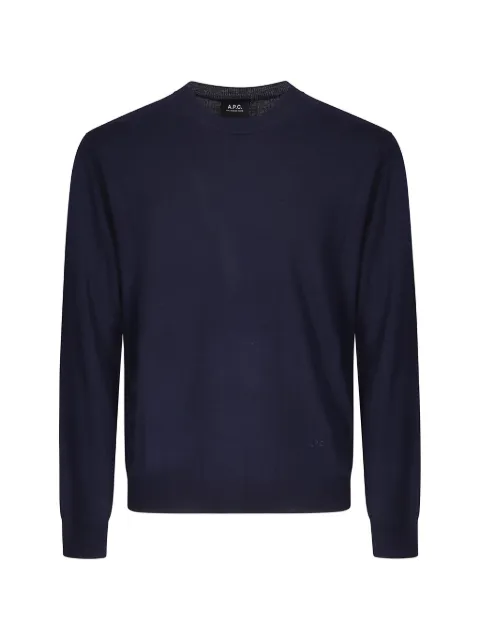 A.P.C. Matthieu crewneck sweater Blue WVAWMH23483