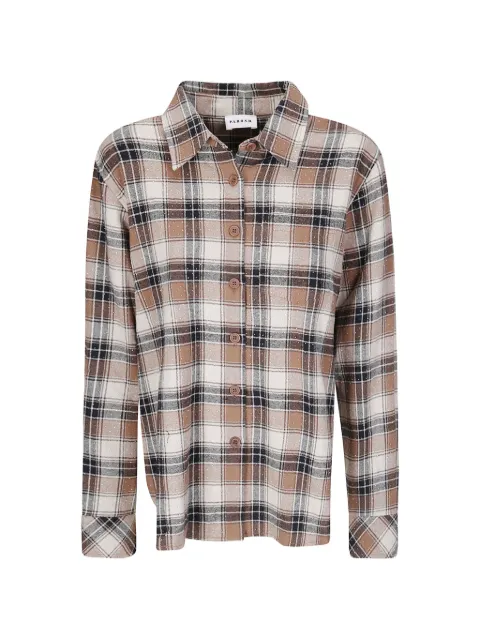 P.A.R.O.S.H. checked shirt Brown D380669COWBOY