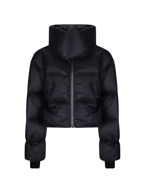 Rick Owens funnel-neck cropped puffer jacket Black RP02F5774
