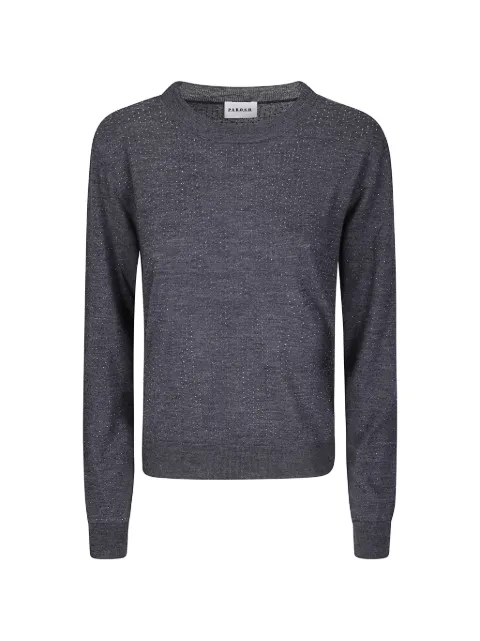 P.A.R.O.S.H. crystal-embellished wool sweater Grey D541516LARK
