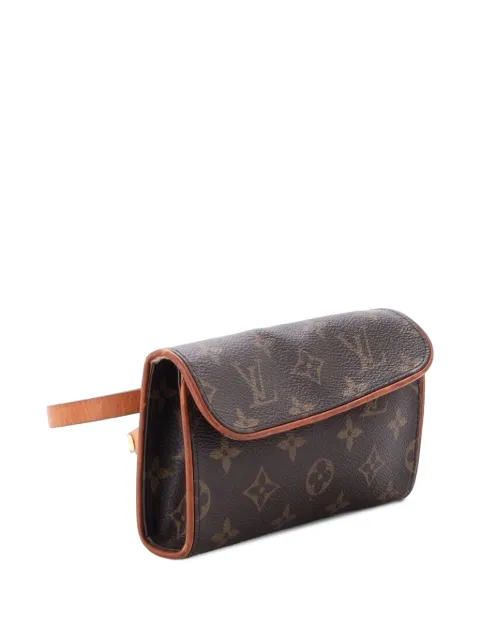Louis Vuitton Pre-Owned Florentine Waist Bag Monogram Canvas belt bag Brown JWK0ZKFPVJSSJON1