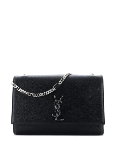 Saint Laurent Pre-Owned Classic Monogram Grainy Leather Large crossbody bag Black RWI5TDZQPJDMDXYJ