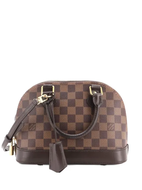 Louis Vuitton Pre-Owned Alma Handbag Damier BB shoulder bag Brown OQJWP5Y7M4H67214