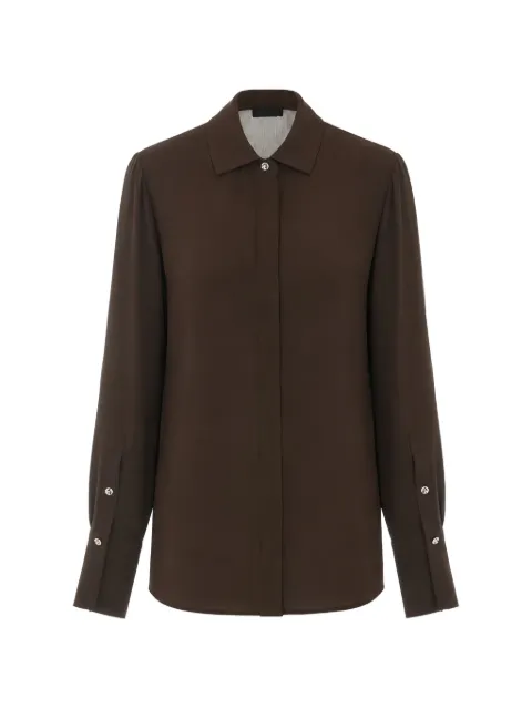 LIU JO button-cuff shirt Brown CF6207T2578