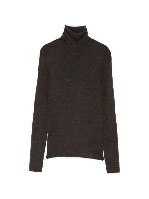 P.A.R.O.S.H. roll-neck wool knit Brown LONGD512552X