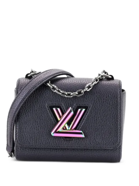Louis Vuitton Pre-Owned Twist Handbag Taurillon Leather Mini crossbody bag Blue AMWON80Y5E1ZI2GW