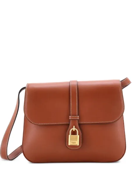 Celine Pre-Owned Tabou Bag Smooth Calfskin Medium crossbody bag Brown 6PAXI61AS9R4Z6IE