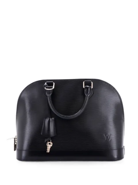 Louis Vuitton Pre-Owned Alma Handbag Epi Leather PM satchel Black 66Z9FUV9LHHDR38U