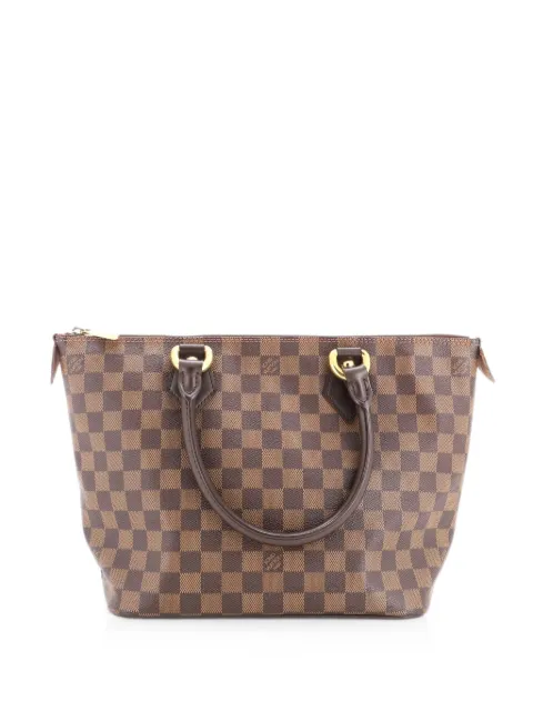 Louis Vuitton Pre-Owned Saleya Handbag Damier PM tote bag Brown KZFHAHQDA5358X4E
