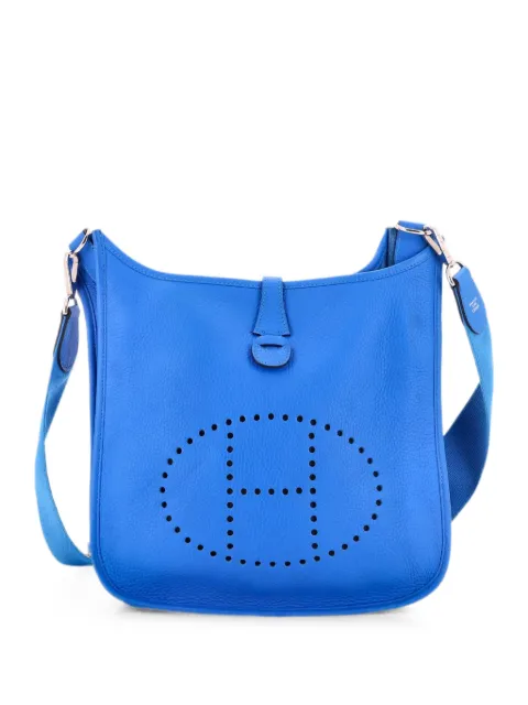 Hermès Pre-Owned Evelyne Bag Gen III Clemence PM crossbody bag Blue 4AG1UCUK95K8LCMY