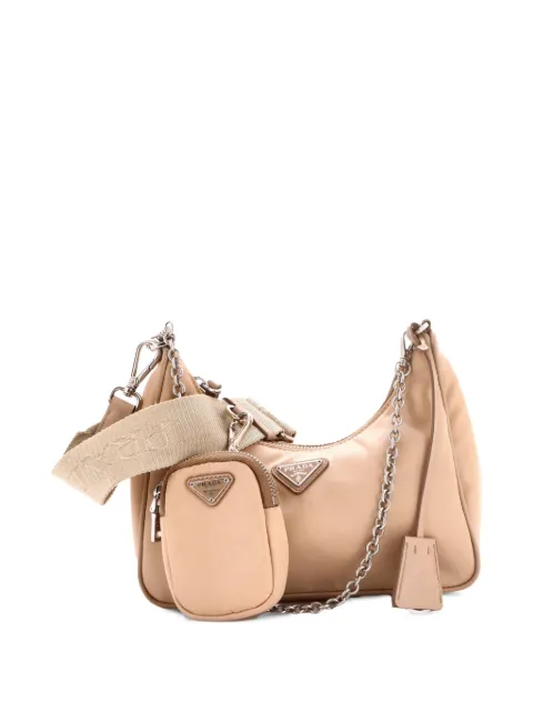 Prada Pre-Owned Re-Edition 2005 Shoulder Bag Tessuto Small crossbody bag Neutrals 11EL7GG3QP1EOILU