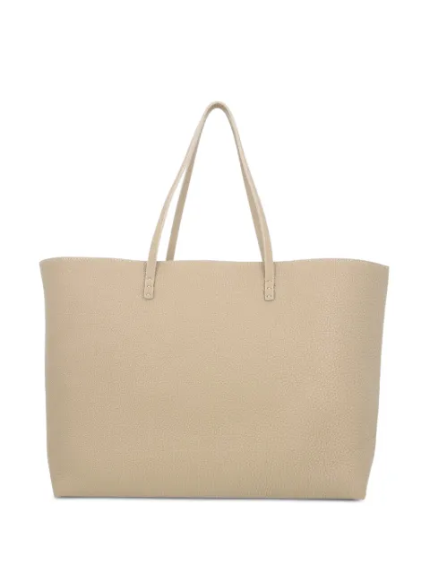 FENDI Roll grained leather tote bag Neutrals 8BH444B1E7