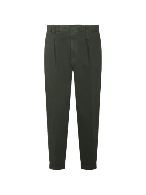 Berwich pleated turn-up trousers Green CHIOLDGDCR0047X3727