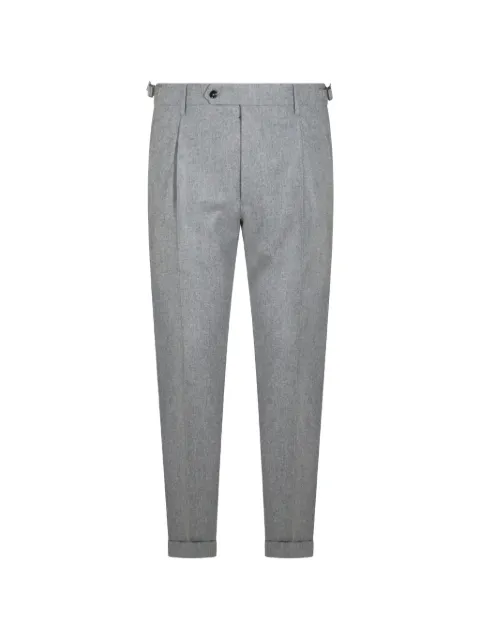 Berwich pleated trousers Grey RETROLONGVB1504LIGHT