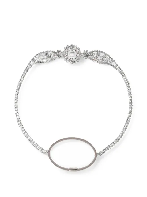 Jennifer Behr Francisca crystal-embellished head wrap Silver 50AB45