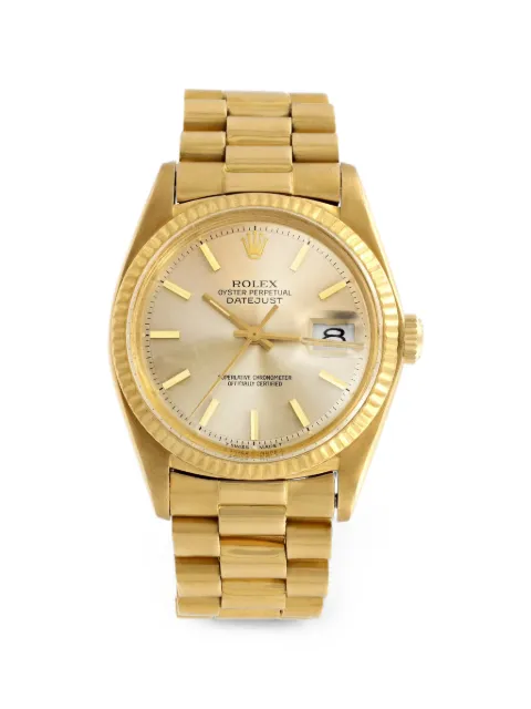 Rolex Datejust fluted-bezel 36mm watch Gold 1601