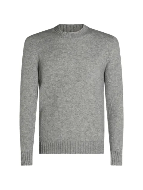 Piacenza Cashmere mélange-effect long-sleeve sweater Grey M1050001025
