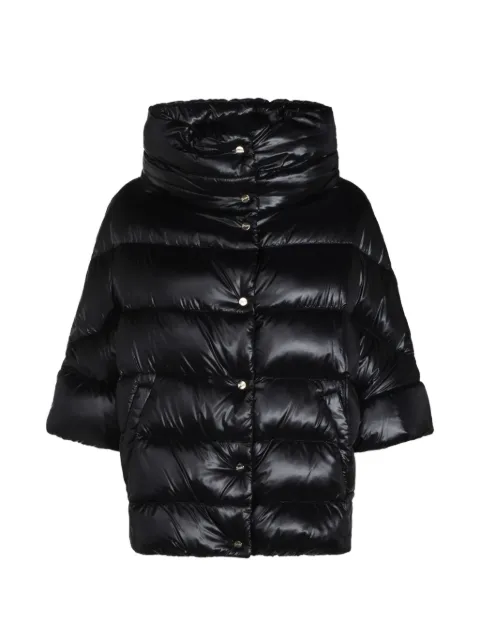 Herno quilted high-neck coat Black PI002256D12017