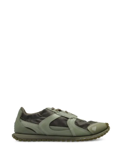 Emporio Armani sneakers in ripstop and mesh with textured rubber sole Green EM006480AF27360