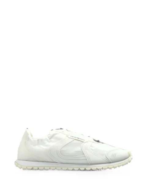 Emporio Armani sneakers in ripstop and mesh with textured rubber sole White EM006480AF27360
