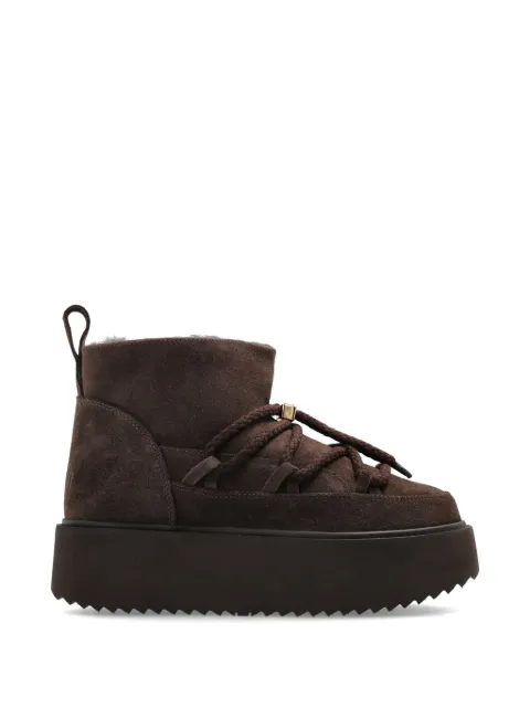 Inuikii Classic Low Platform snow boots Brown 10010060012