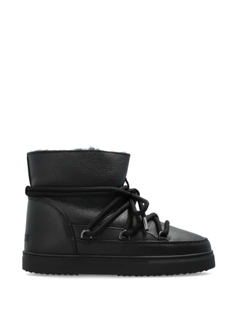 Inuikii lace-up leather snow boots Black 10010030252