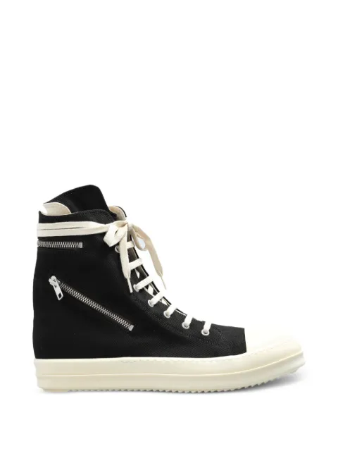Rick Owens DRKSHDW zip-embellishment sneakers Black DU02F6808DO