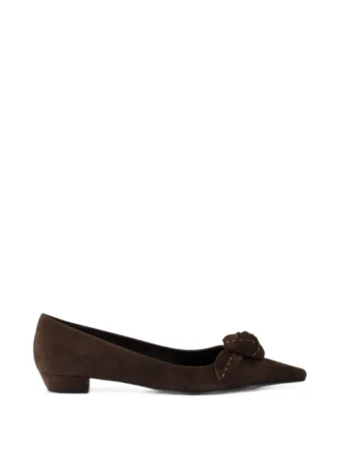 Prada suede ballerinas Brown 1F717OF020008