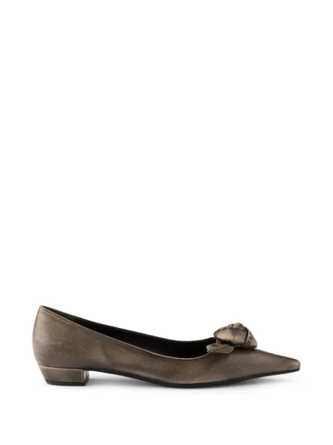 Prada leather ballerinas Brown 1F717OF020P70