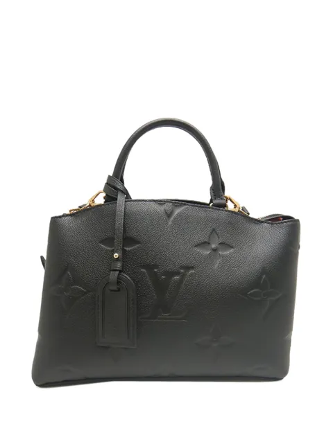 Louis Vuitton Pre-Owned 2021-2026 Monogram Empreinte Giant Petit Palais satchel Black 3YLJ6EWRBMPFGVDQ