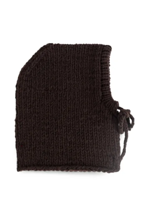 Casey Casey Camille chunky-knit hat Brown 27FK073