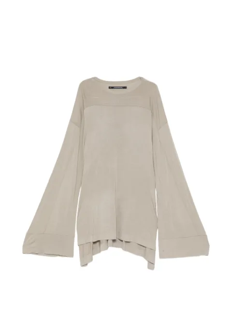 Julius panelled long-sleeve T-shirt Neutrals 957CUM12GR