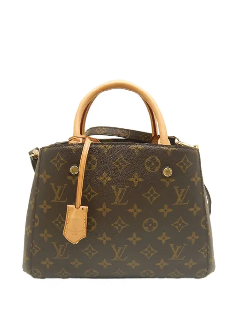 Louis Vuitton Pre-Owned 2014 Monogram Montaigne BB satchel Brown WE4O0BK1QOQK2YF0