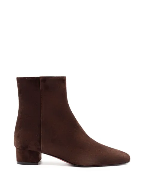 Festa Milano Kaori suede ankle boots Brown KAORISCAMOSCIO