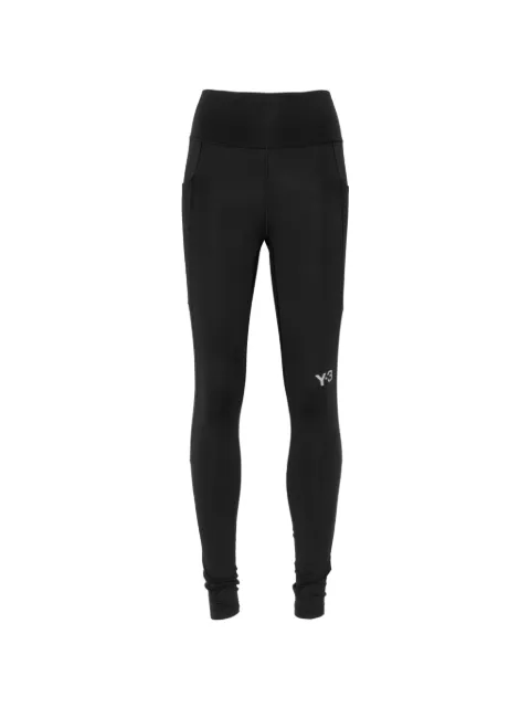 Y-3 logo-print leggings Black KZ5089