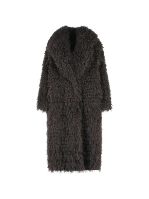 Simonetta Ravizza reversible fur coat Brown F06CO199MG3