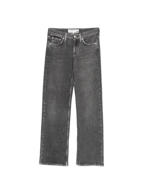 rag & bone Rb Miramar Terry Cam Full straight-leg trousers Grey RC7025H7MTE