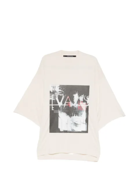 Julius graphic-print T-shirt Neutrals 957CPM2OW