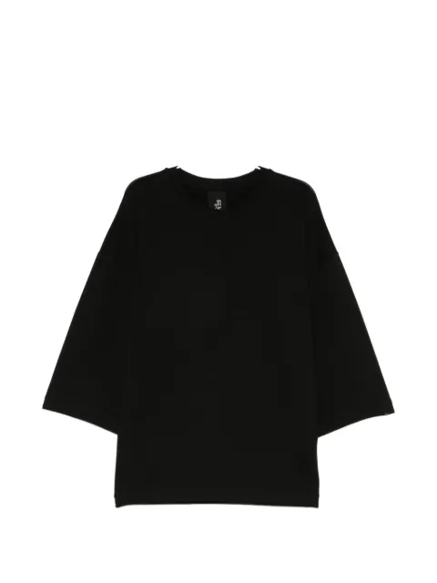Thom Krom dropped-shoulder T-shirt Black MTS1005BK