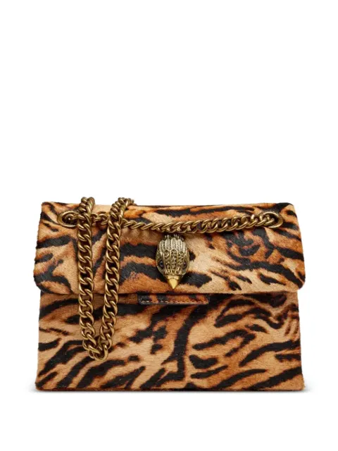 Kurt Geiger London Kensington tiger-print crossbody bag Brown 5017346189