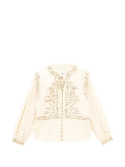 Ba&Sh embroidered long-sleeve blouse Neutrals 1H26LAUR