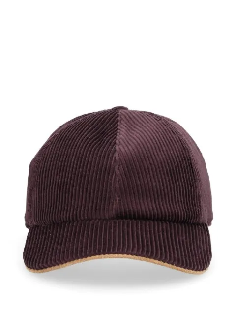 Eleventy corduroy baseball cap Purple N77CPLN31